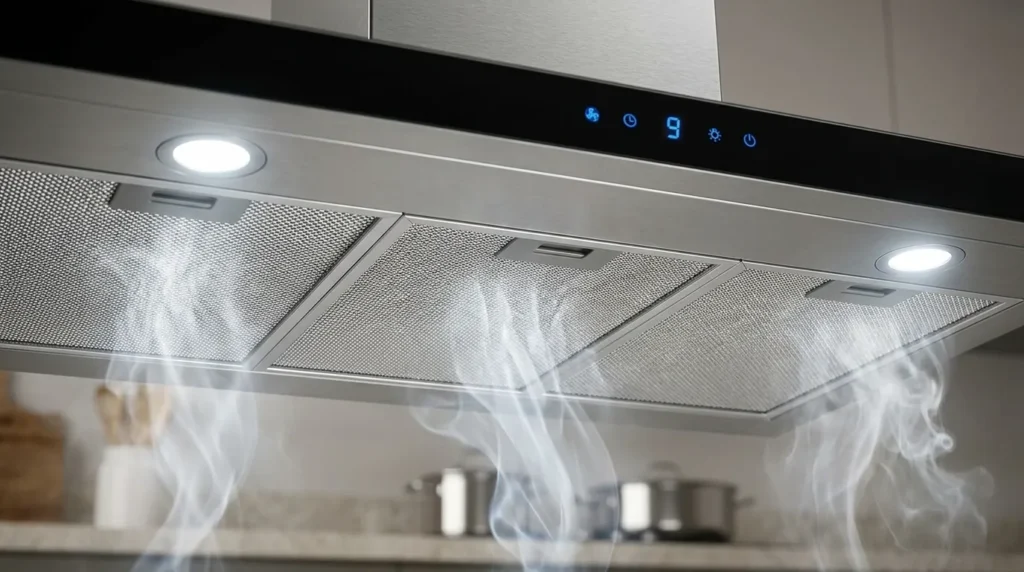coifa de parede com design moderno para ambientes compactos