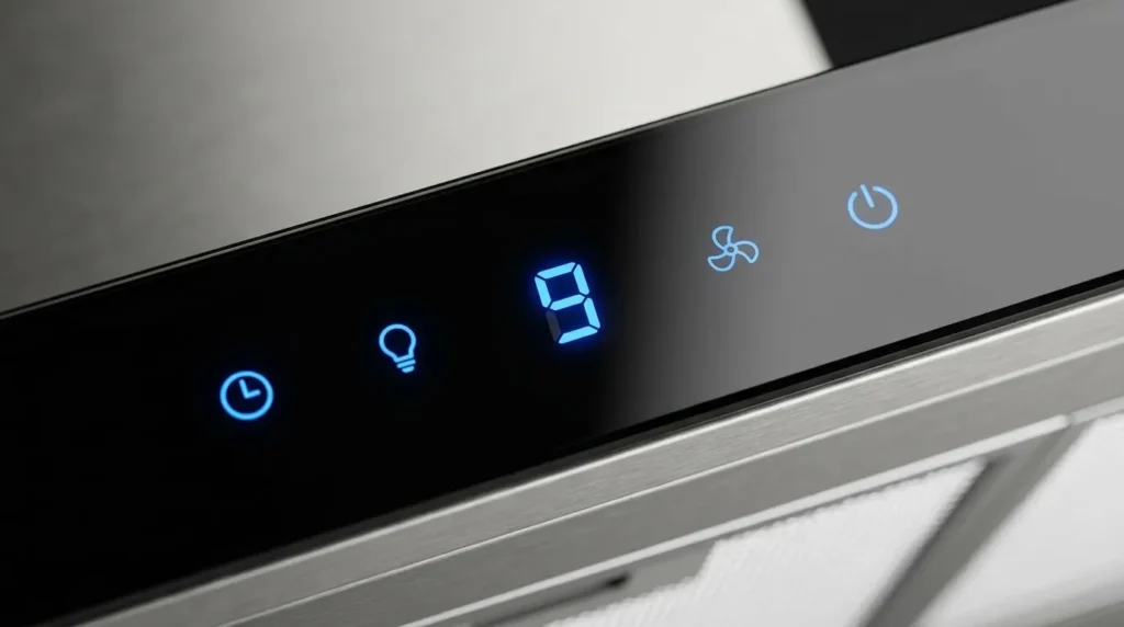 coifa de parede com design slim elegante