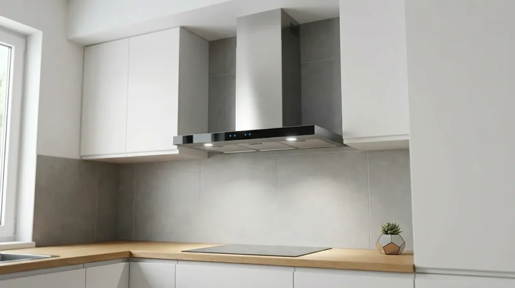 Coifa de Parede com Vidro Temperado: Como Fazer a Limpeza Sem Riscar a Superfície? coifa de parede com estrutura metalica reforcada