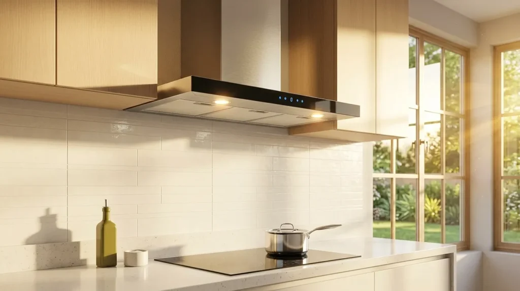 Coifa de Parede Piramidal ou Reta: Qual o Modelo Mais Eficiente para Cozinha Moderna? coifa de parede com filtro de carvao ativado