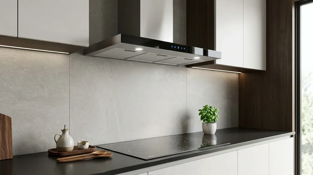 coifa de parede com funcionamento estavel