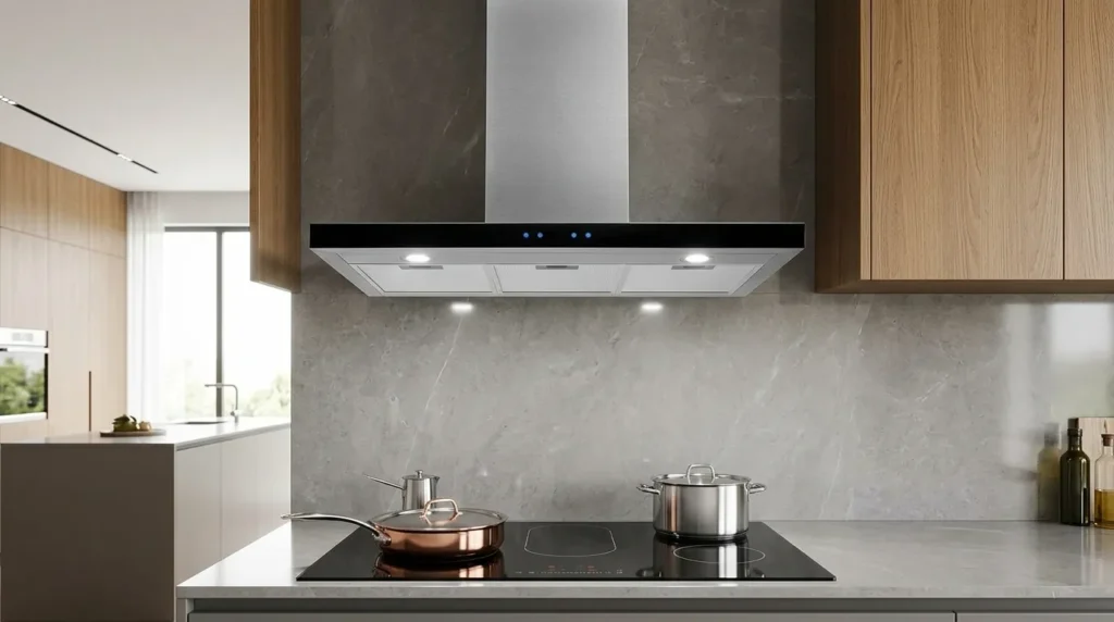 Coifa de Parede para Cozinha Integrada Silenciosa: Quais Modelos com Menos de 55 dB Comprar? coifa de parede com sistema anti odor eficiente