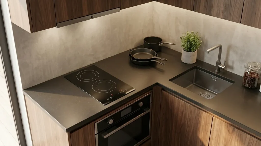 Qual é a Medida Exata de um Cooktop de Indução 2 Bocas Para Fazer o Recorte Correto na Bancada? cooktop bocas para apartamento pequeno