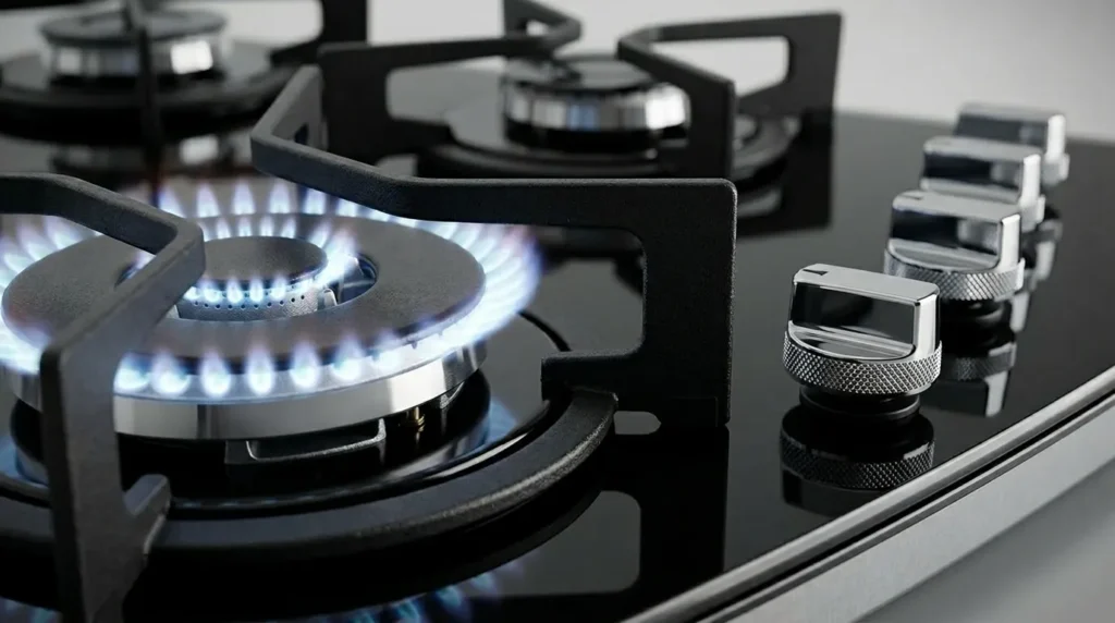 cooktop bocas a gas com acabamento sofisticado premium