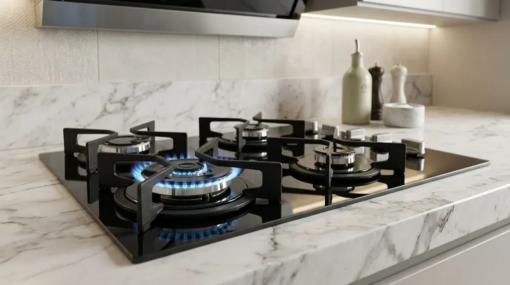 cooktop bocas a gas com design funcional moderno