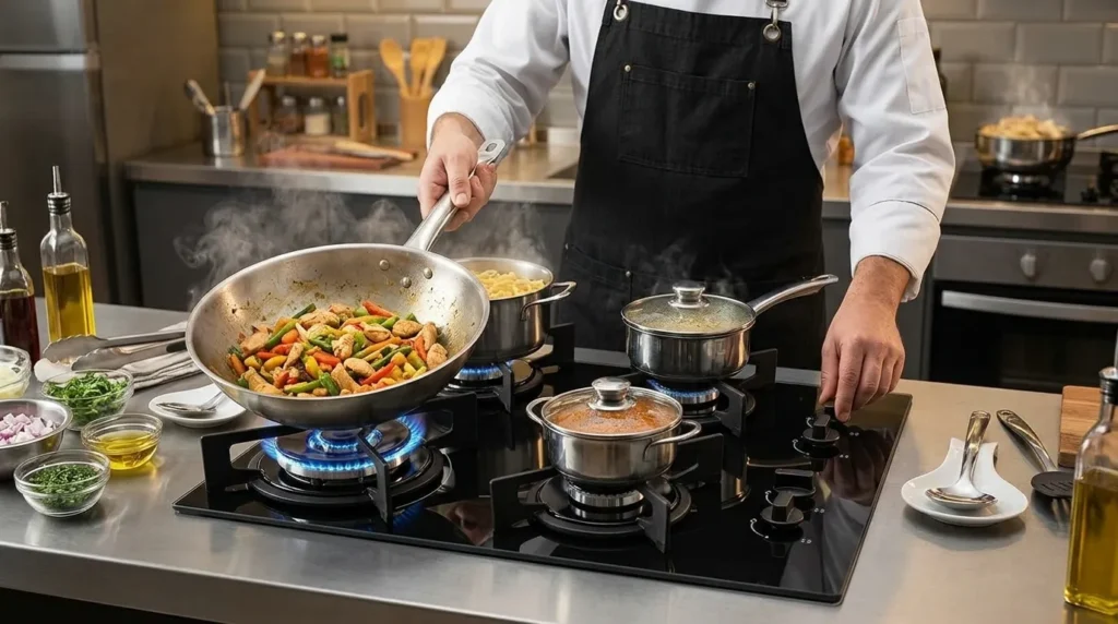cooktop bocas a gas com estrutura robusta duravel