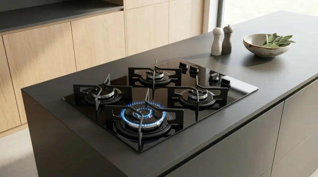 Qual é o Melhor Cooktop a Gás 4 Bocas em Inox Para Bancada de Cozinha Moderna? cooktop bocas a gas com funcionamento silencioso