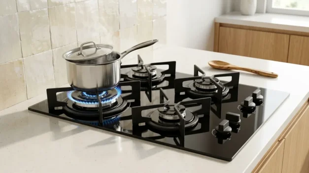 cooktop bocas a gas com queimadores de alto rendimento