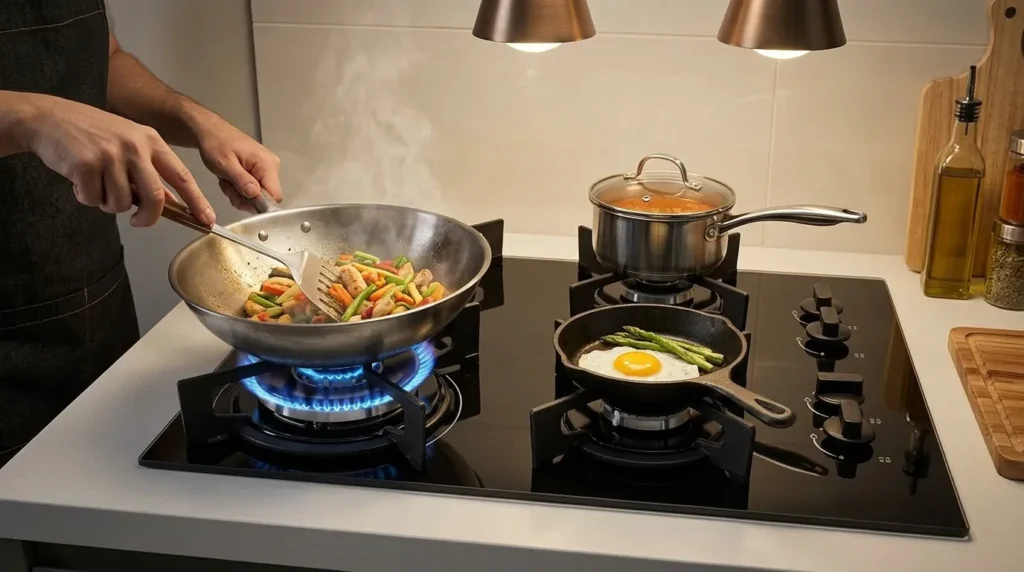 cooktop bocas a gas com sistema anti vazamento