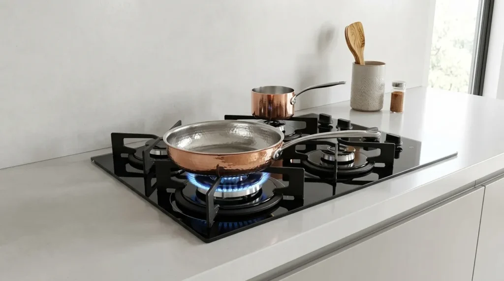 cooktop bocas a gas com trempes de ferro fundido