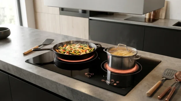 cooktop de inducao bocas com alta performance culinaria