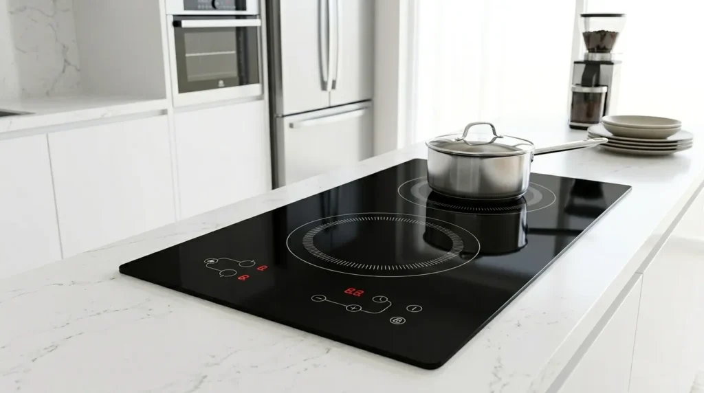 Cooktop de Indução 2 Bocas Para Quem Mora Sozinho: Ele Realmente Supre as Necessidades do Dia a Dia? cooktop de inducao bocas com design moderno elegante