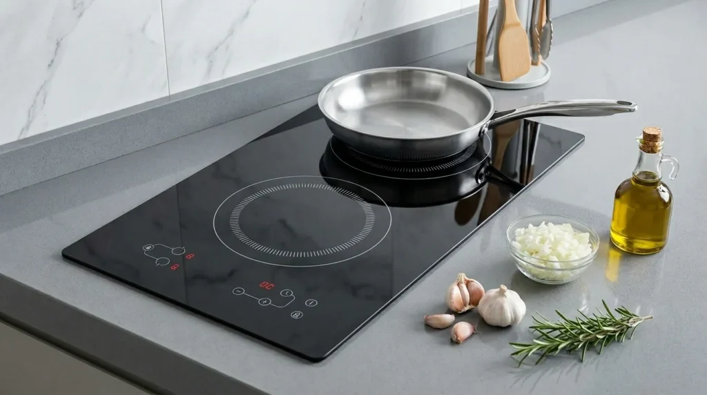 cooktop de inducao bocas com estrutura compacta resistente