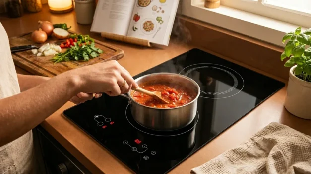 cooktop de inducao bocas com estrutura premium resistente