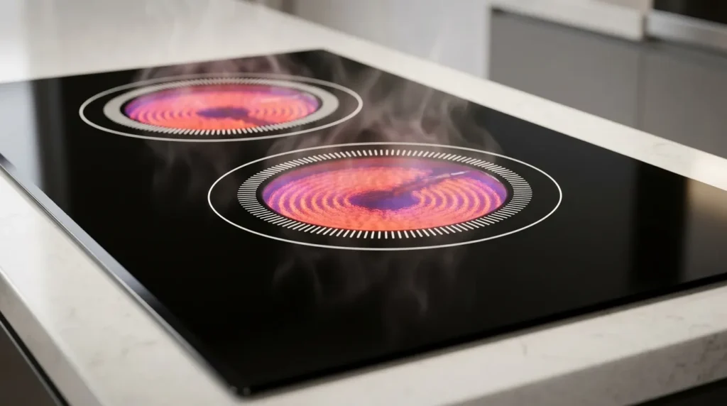 O Que é Indicador de Calor Residual em Cooktop de Indução 2 Bocas e Por Que é Importante? cooktop de inducao bocas com painel sensivel ao toque