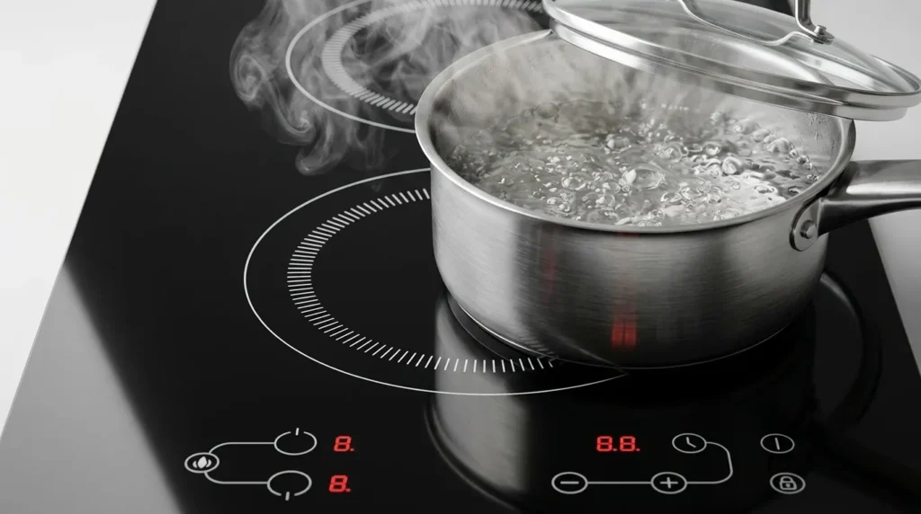 cooktop de inducao bocas com painel touch moderno