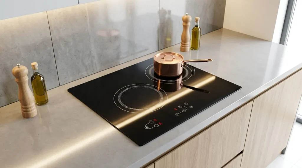 cooktop de inducao bocas com superficie pratica de limpar