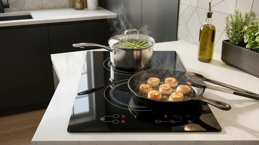 cooktop de inducao bocas com tecnologia moderna eficiente
