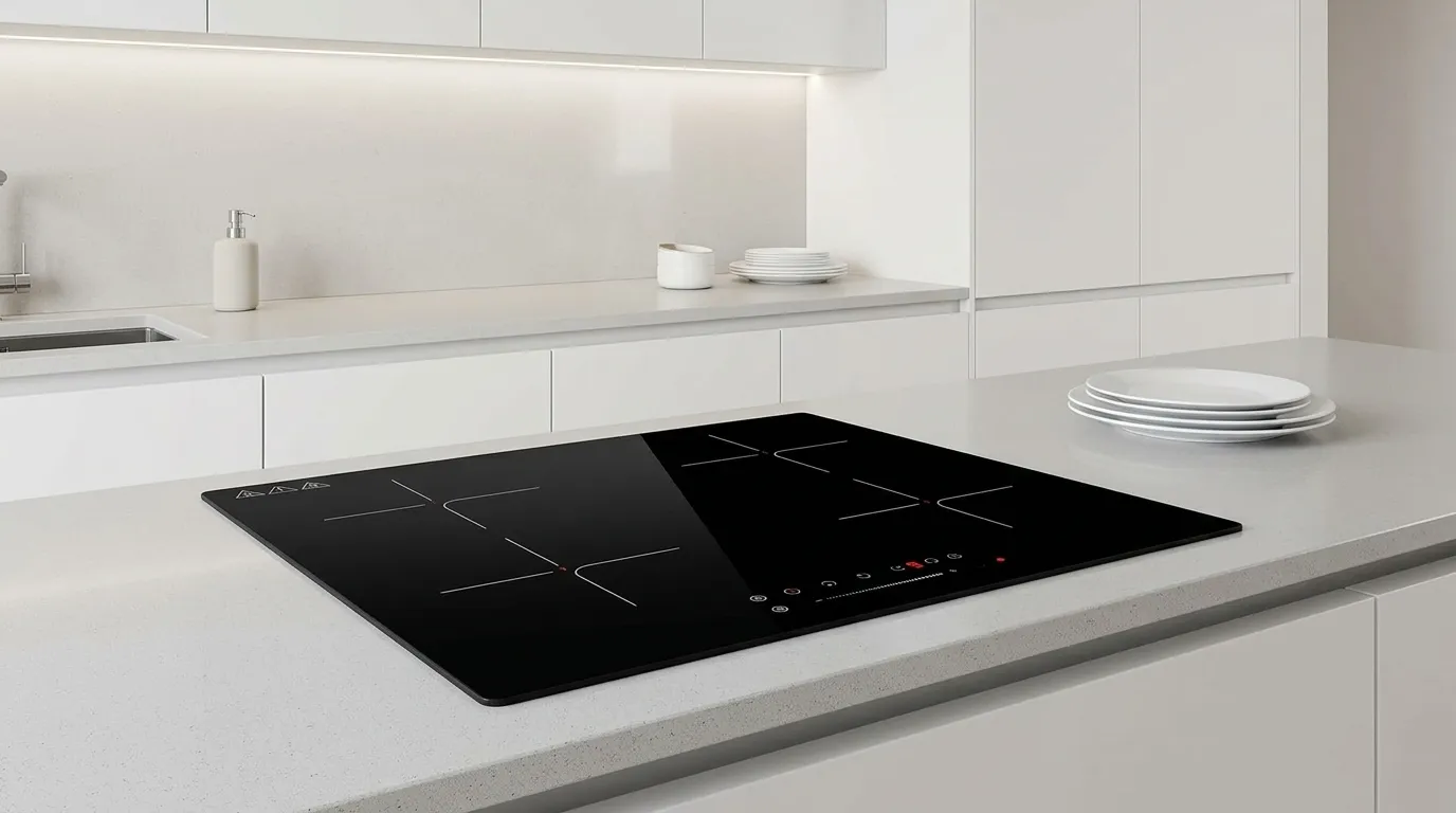 Qual é o Melhor Cooktop de Indução 4 Bocas Com Timer Por Zona Para Comprar Agora? Cooktop de indução 4 bocas Electrolux ICP60 com acabamento sofisticado