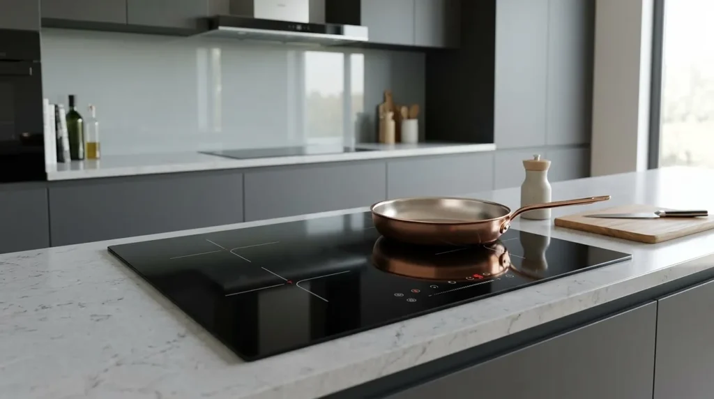 cooktop de inducao bocas com area de cocao expandida flexivel