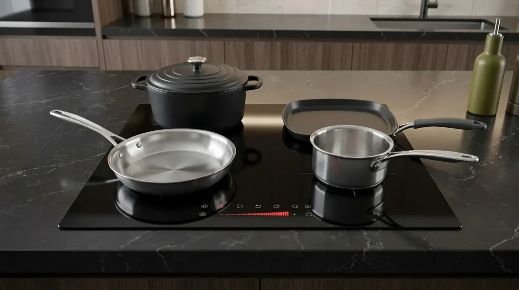 Cooktop de Indução 4 Bocas Fischer ou Tramontina: Qual Vale Mais a Pena Para Uso Diário? cooktop de inducao bocas com controle de calor instantaneo
