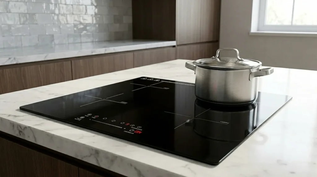 Cooktop de Indução 4 Bocas Com Timer Individual Por Zona: Como Esse Recurso Muda a Rotina na Cozinha? cooktop de inducao bocas com design clean moderno