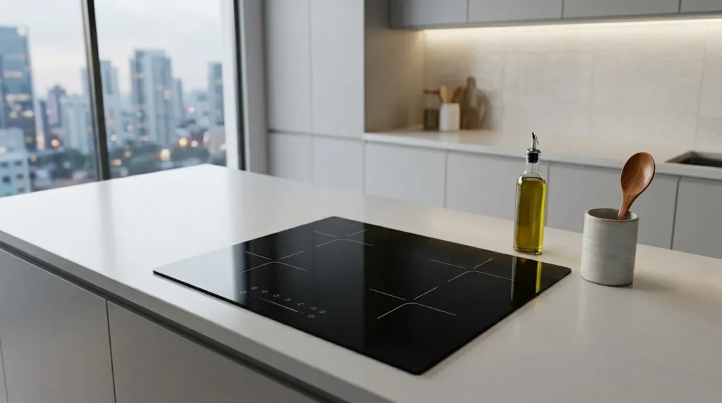 Cooktop de Indução 4 Bocas Vale a Pena Para Quem Vem de Fogão a Gás? O Que Muda na Prática? cooktop de inducao bocas com design slim sofisticado