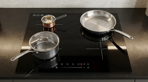 cooktop de inducao bocas com painel frontal intuitivo