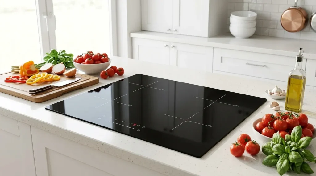 Cooktop de Indução 4 Bocas Para Apartamento de Alto Padrão: Quais Modelos Combinam Desempenho e Design? cooktop de inducao bocas com painel sensivel ao toque