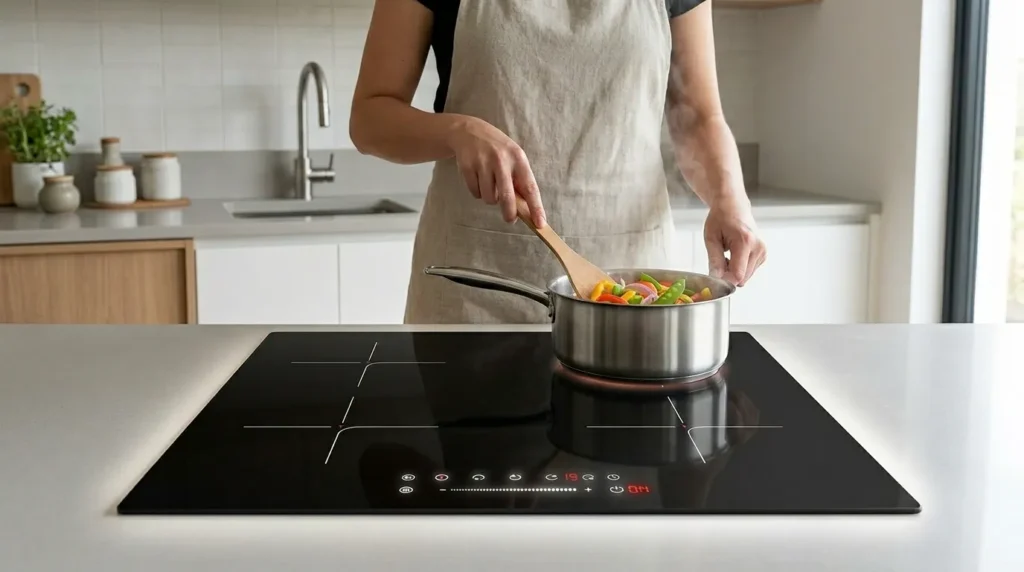 cooktop de inducao bocas com painel touch com resposta rapida