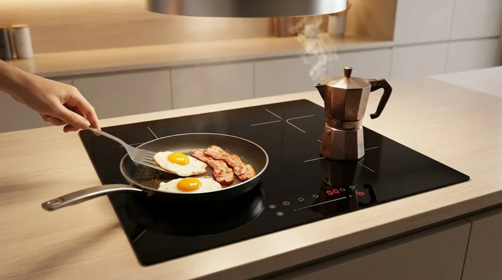 cooktop de inducao bocas com sistema de controle digital