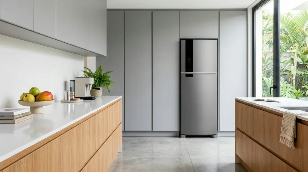 Geladeira inox titânio é mais resistente que inox comum? diferenca entre cada marca de geladeira