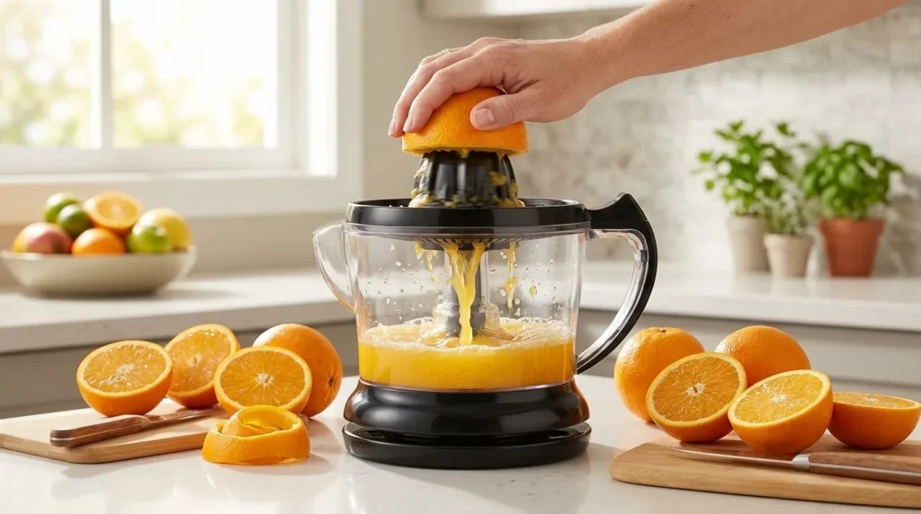 espremedor de laranja eletrico com eficiencia energetica