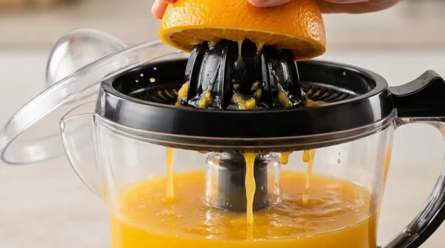 espremedor de laranja manual com desempenho consistente