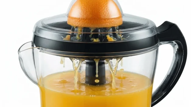 espremedor de laranja manual com estrutura metalica