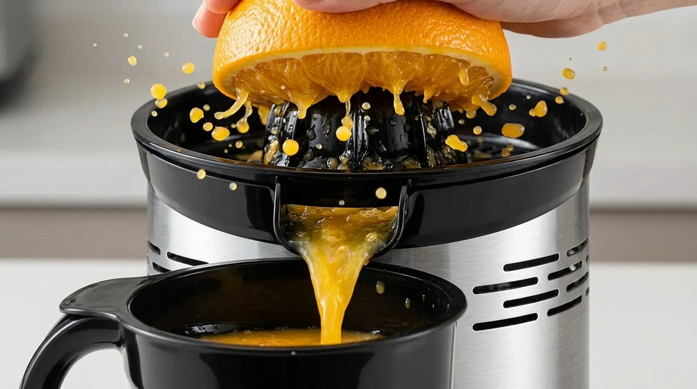 Espremedor de laranja manual fácil de limpar no uso diário