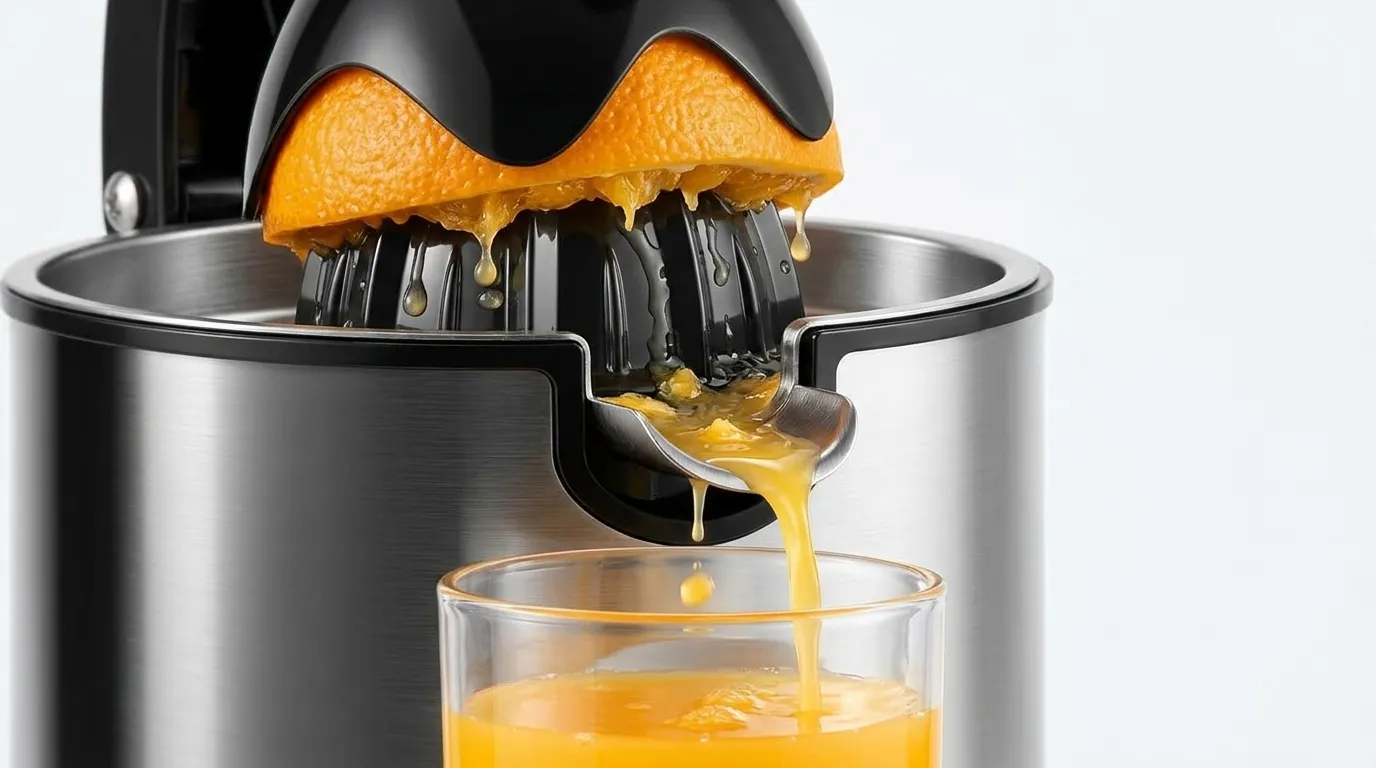 espremedor de laranja manual para uso doméstico prático