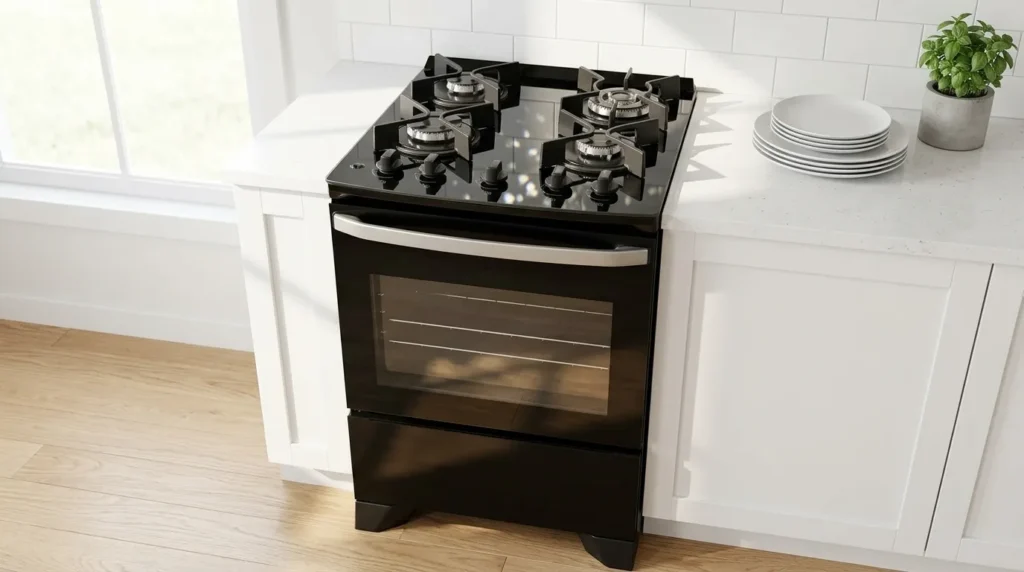 fogao bocas mesa de vidro com design moderno elegante