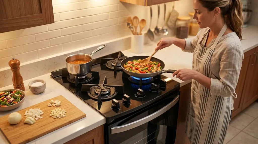 fogao bocas mesa de vidro com design premium para cozinha