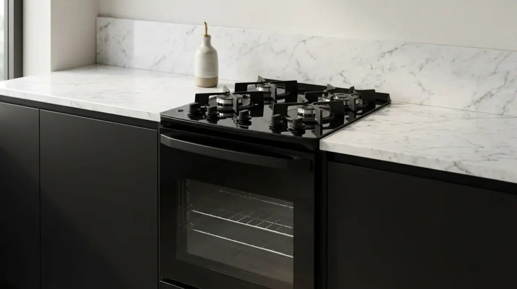 Qual a Profundidade Padrão de um Fogão 4 Bocas Mesa de Vidro e Como Isso Afeta a Escolha do Móvel? fogao bocas mesa de vidro com forno com vidro duplo