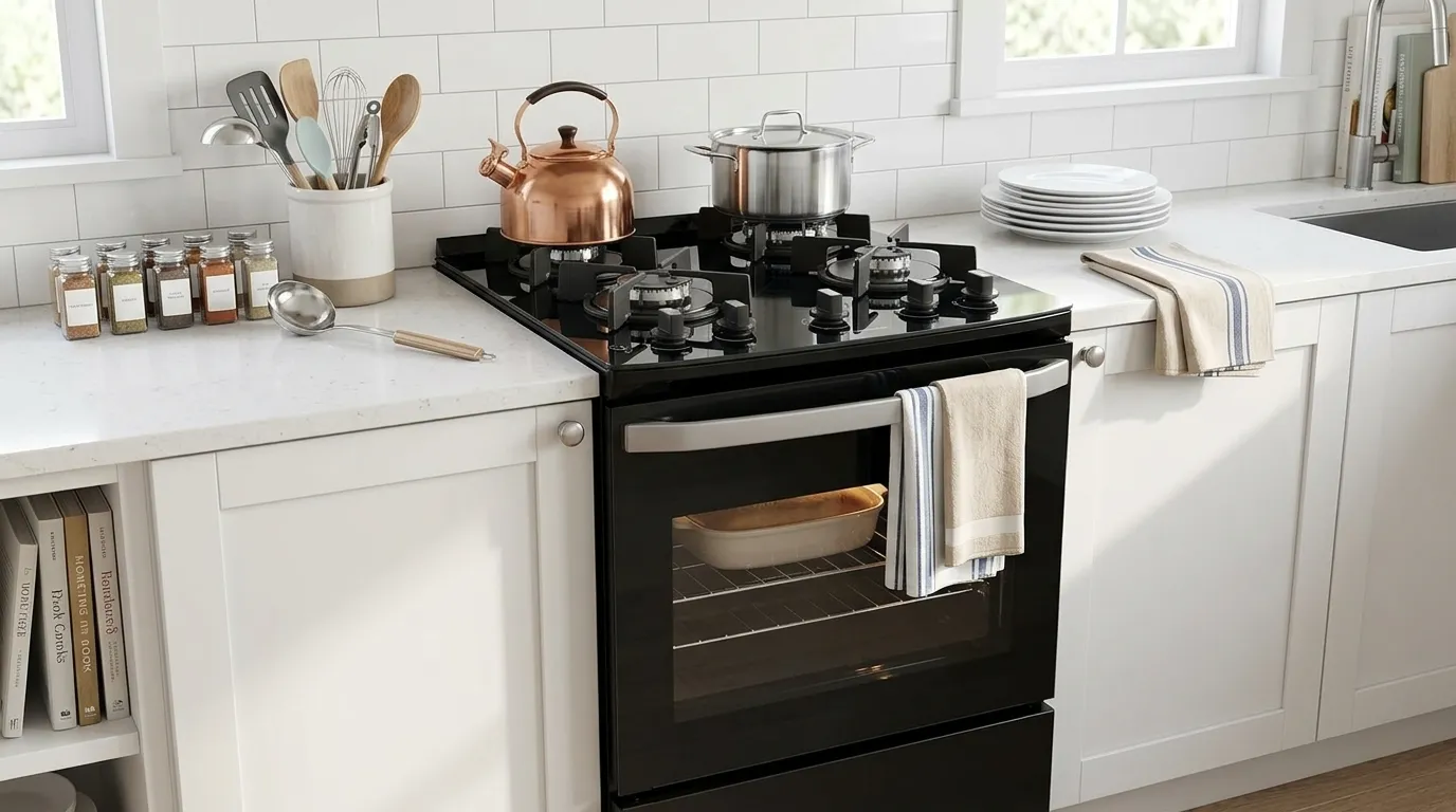 Fogão 4 Bocas Mesa de Vidro Para Quem Assa Muito: Qual Forno Integrado Distribui Melhor o Calor?