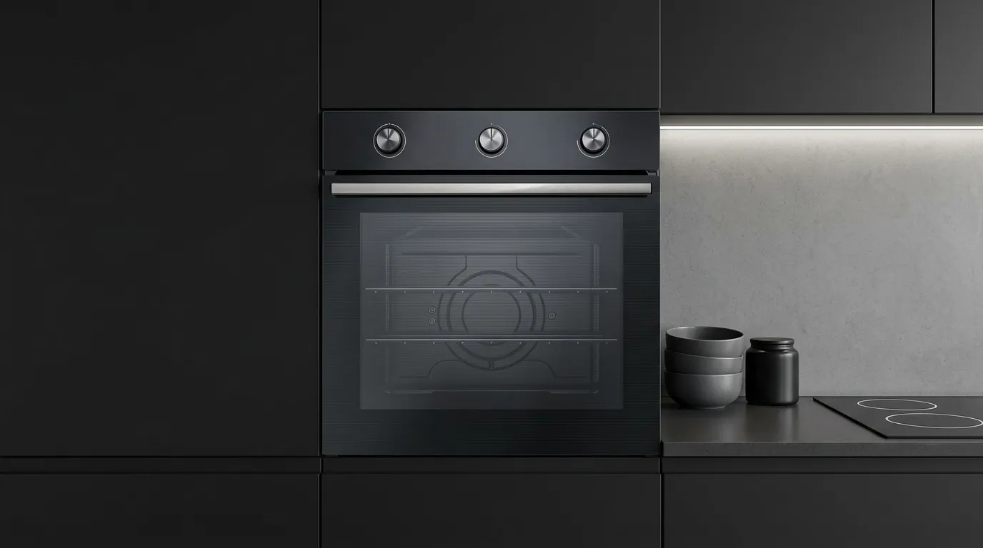 Forno a gás de embutir com convecção e bom isolamento térmico