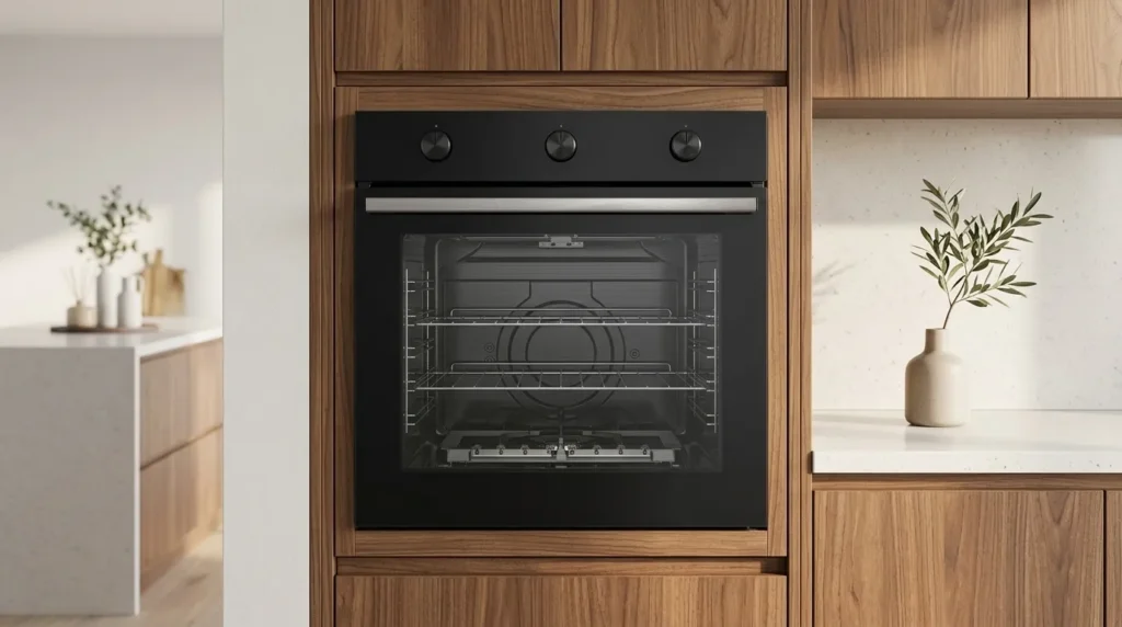 forno a gas de embutir com porta removivel facil limpeza