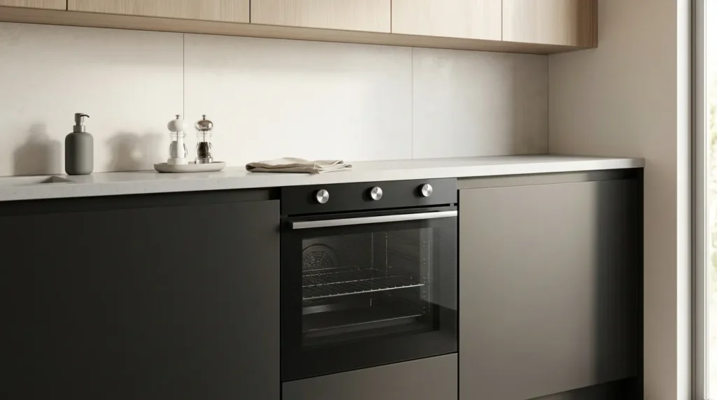 Forno de Embutir a Gás Com Porta de Inox Escovado: Ele Mancha Menos do Que o Polido? forno a gas de embutir com timer mecanico integrado