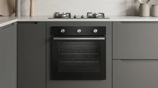 forno de embutir a gas com controle de temperatura preciso