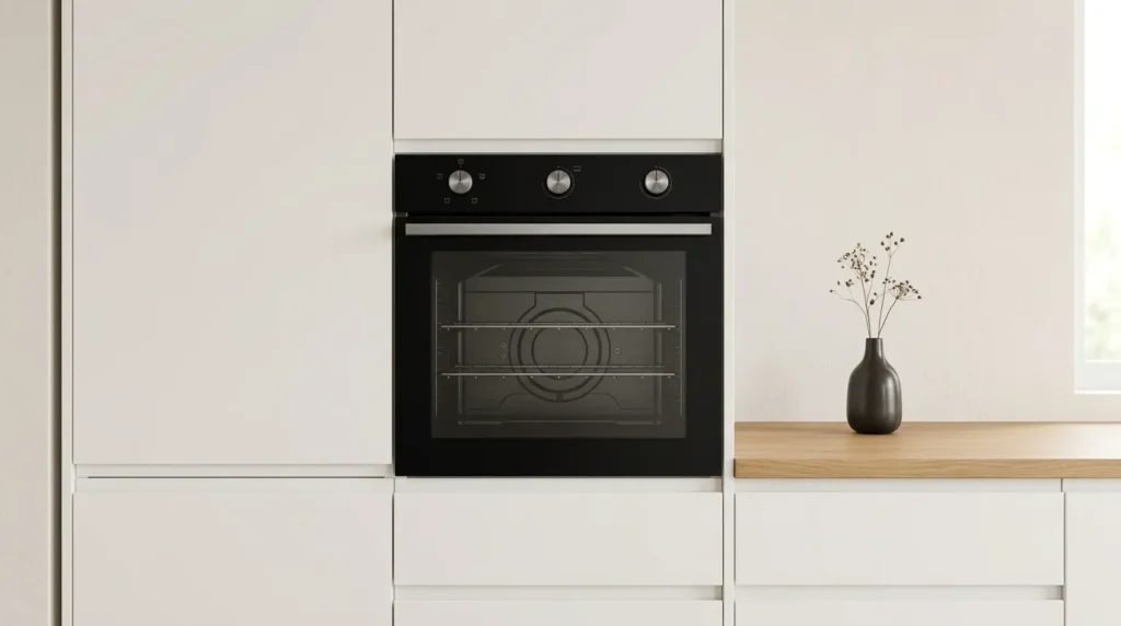 forno de embutir a gas com sistema moderno de ventilacao