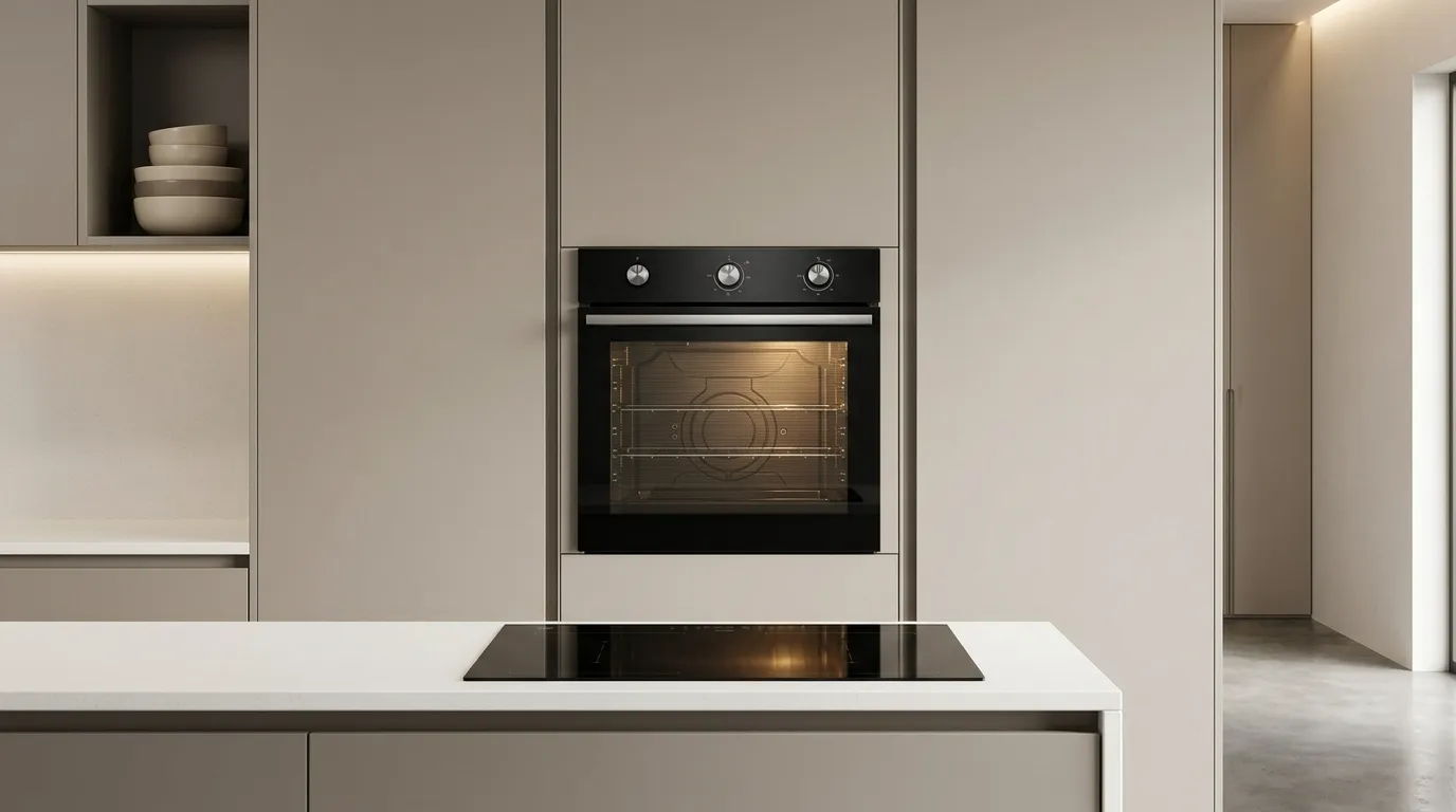 Forno elétrico de embutir extralargo com estrutura robusta