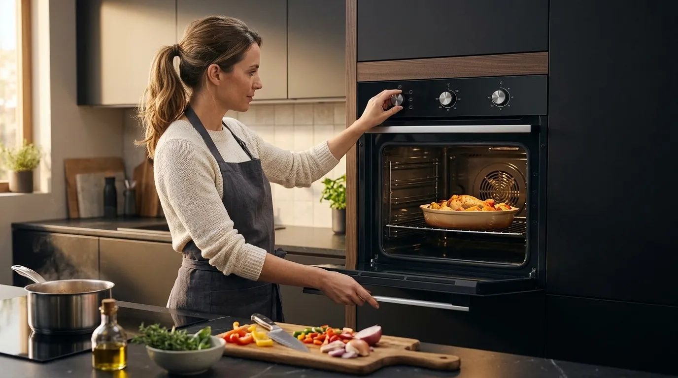 Forno elétrico de embutir com funcionamento contínuo estável