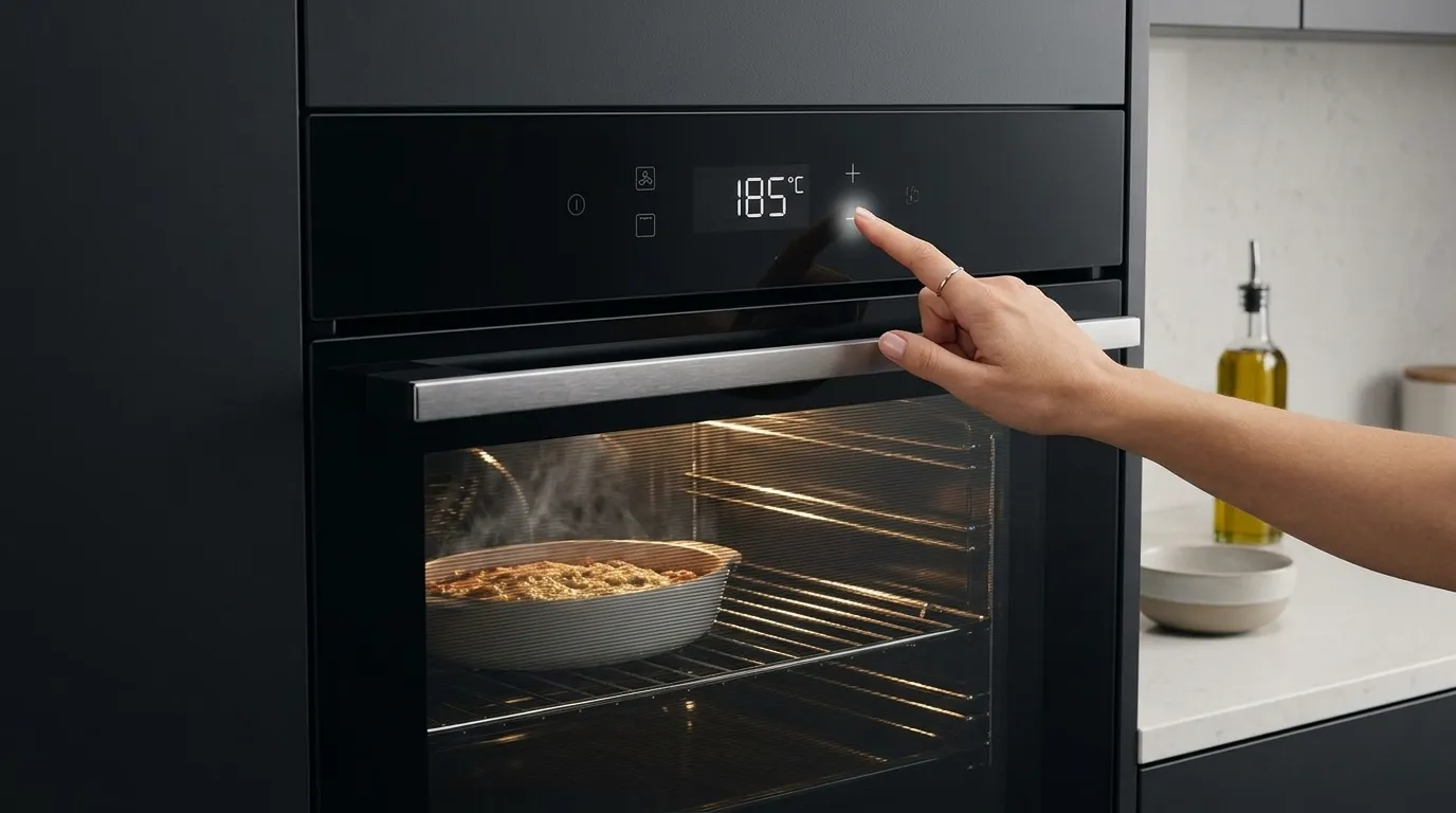 forno elétrico de embutir com calor uniforme para cozinha planejada