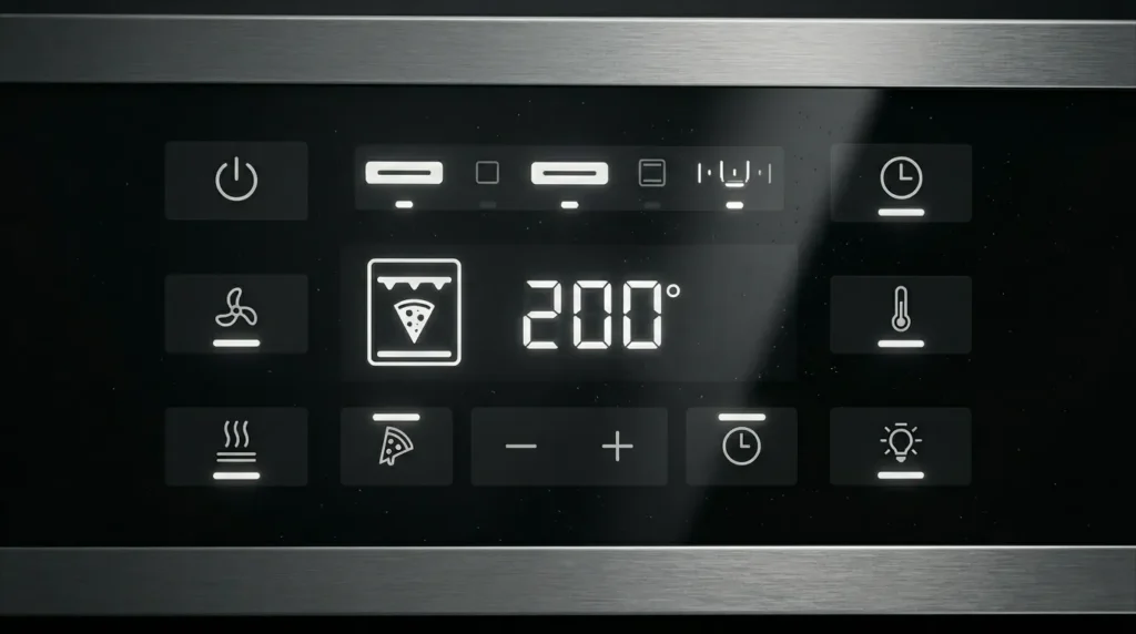 forno eletrico de embutir com vidro duplo resistente